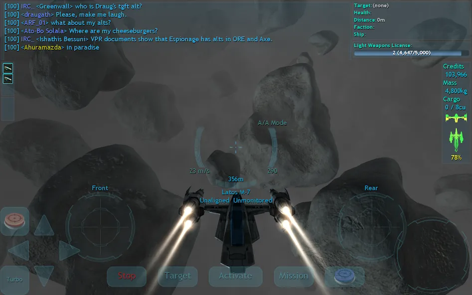 Скачать Vendetta Online (3D Space MMO] [MOD: безлимитные ресурсы и открытые корабли] на телефон — скриншот 5