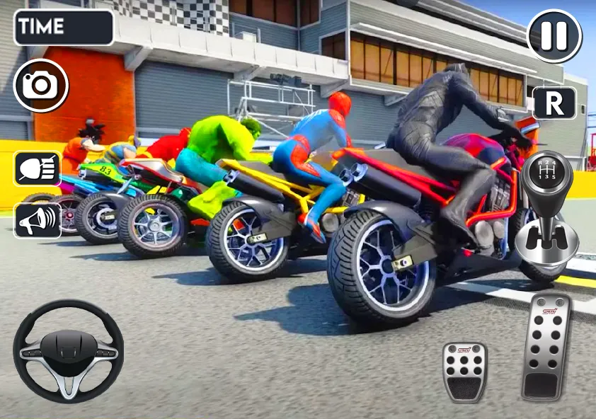 Spider Bike Stunt 3D Mega Ramp [MOD: безлимитные деньги и все байки открыты] — Скачать бесплатно (APK) — скриншот 5
