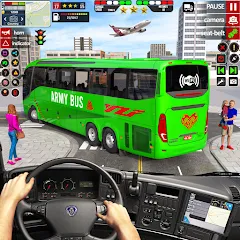 US Military Coach Simulator 3D [MOD: безлимитные деньги и топливо] последняя версия