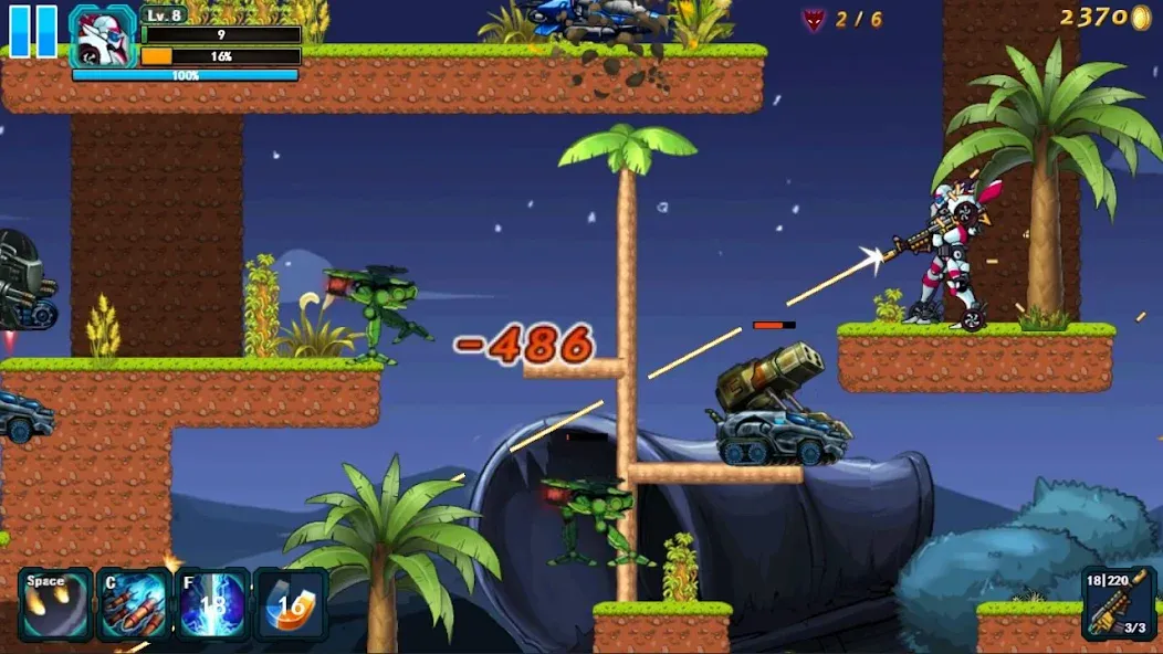 Скачать взлом Robot War Transformation Game [MOD: много роботов и все уровни открыты] — скриншот 2