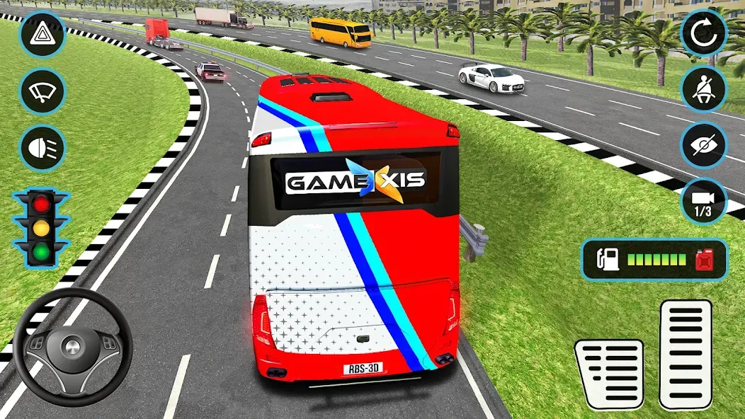 Скачать взлом Real Bus Simulator: WW BusTour [MOD: безлимитные деньги и топливо] — скриншот 1