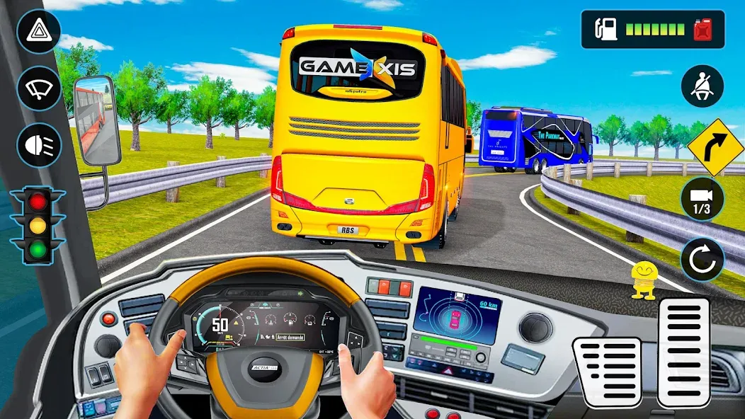Скачать взлом Real Bus Simulator: WW BusTour [MOD: безлимитные деньги и топливо] — скриншот 3