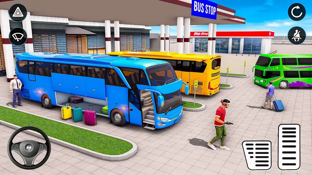 Скачать взлом Real Bus Simulator: WW BusTour [MOD: безлимитные деньги и топливо] — скриншот 5