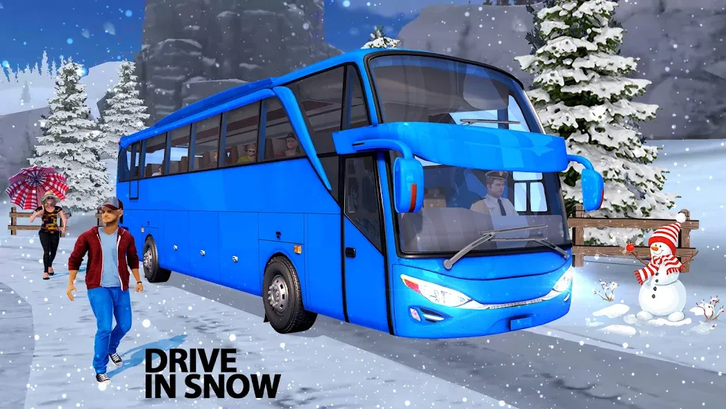 Скачать взлом Modern Bus Simulator: Bus Game [MOD: безлимитные деньги и топливо] — скриншот 2