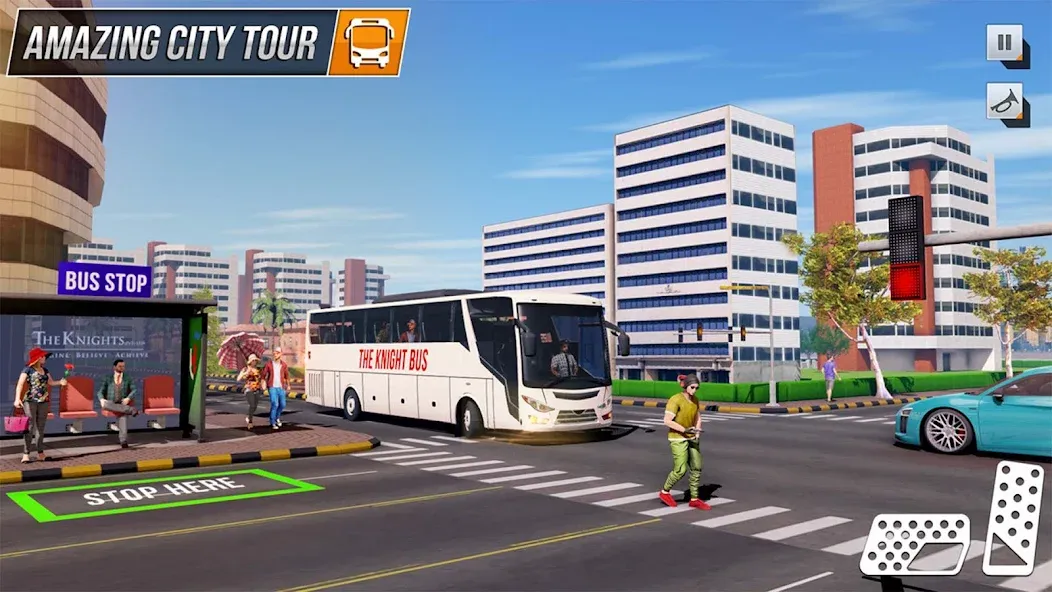 Скачать взлом Modern Bus Simulator: Bus Game [MOD: безлимитные деньги и топливо] — скриншот 3
