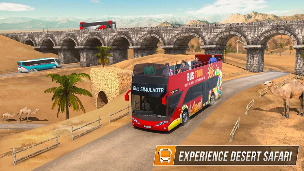 Скачать взлом Modern Bus Simulator: Bus Game [MOD: безлимитные деньги и топливо] — скриншот 4