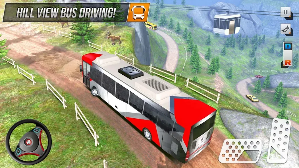 Скачать взлом Modern Bus Simulator: Bus Game [MOD: безлимитные деньги и топливо] — скриншот 5