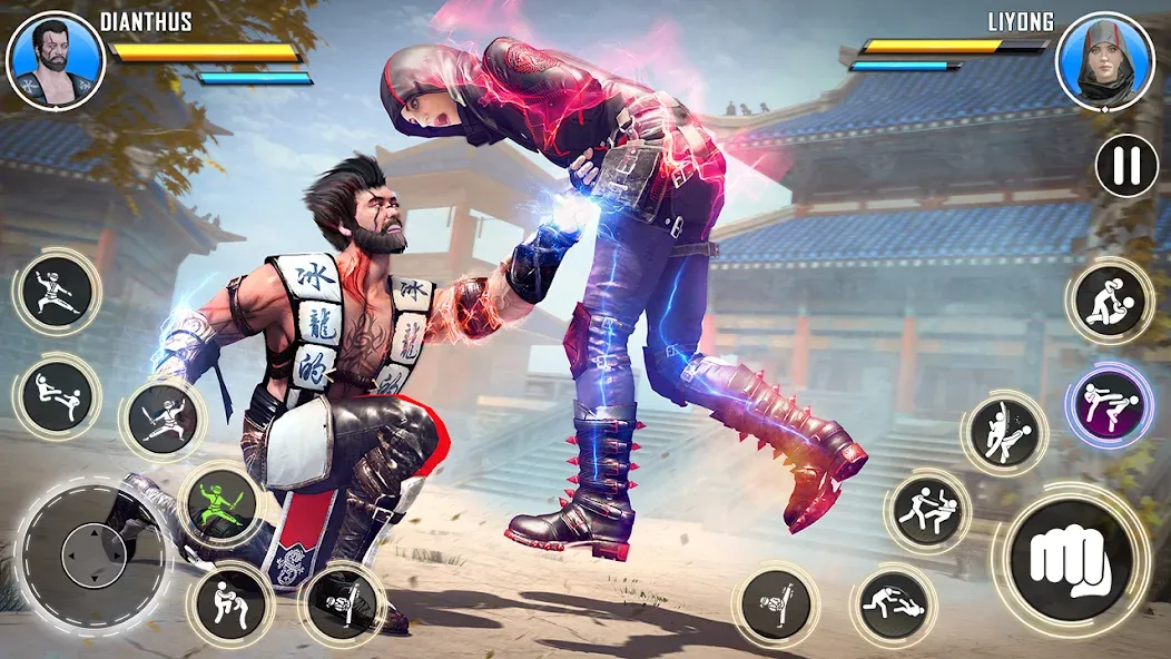 Kung Fu karate: Fighting Games [MOD: безлимитные деньги и энергия] (Бесплатно / APK) — скриншот 5