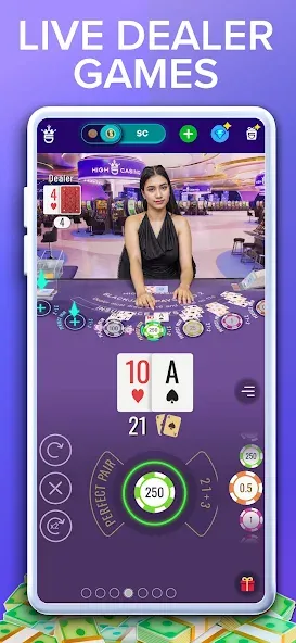 High 5 Casino: Real Slot Games [MOD: безлимитные монеты и бесплатные вращения] (Бесплатно / APK) — скриншот 4