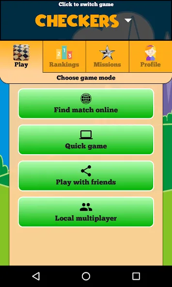 Скачать Checkers Online - Duel friends [MOD: игра с друзьями без ограничений] — скриншот 3