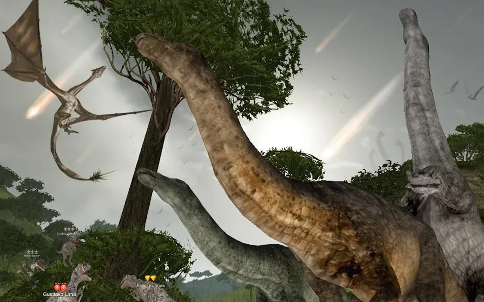 Dinos Online [MOD: много денег и усиленные динозавры] — Скачать бесплатно (APK) — скриншот 3