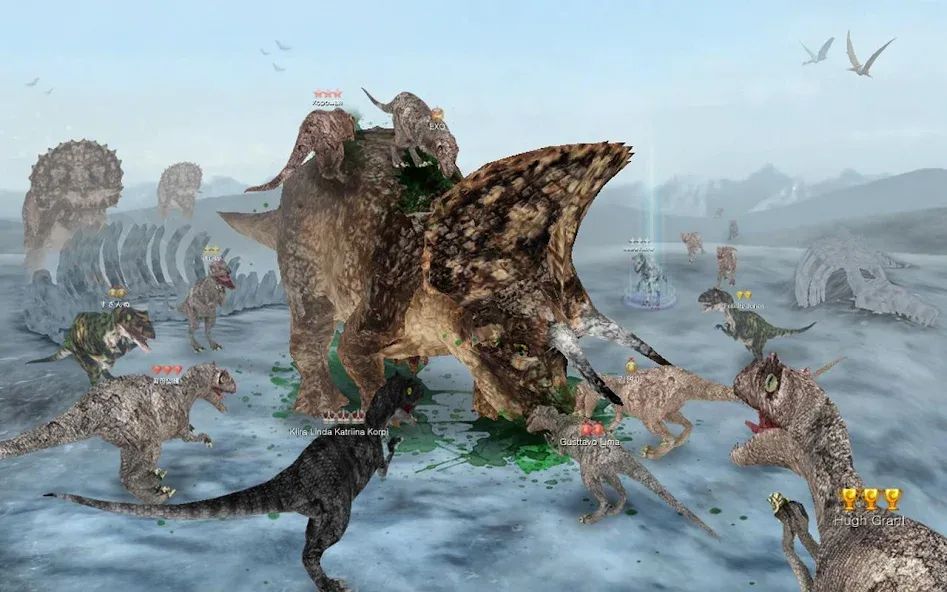 Dinos Online [MOD: много денег и усиленные динозавры] — Скачать бесплатно (APK) — скриншот 4