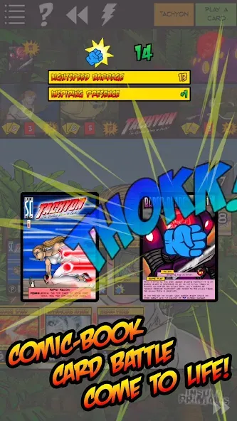 Скачать Sentinels of the Multiverse [MOD: безлимитные очки и разблокированы герои] на телефон — скриншот 1