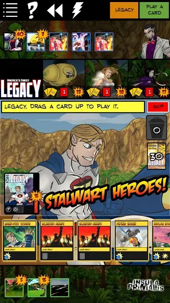 Скачать Sentinels of the Multiverse [MOD: безлимитные очки и разблокированы герои] на телефон — скриншот 3