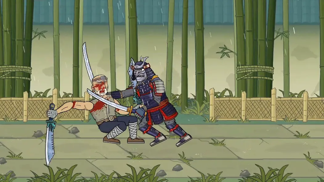 Взломанная Crazy Samurai [MOD: безлимитные монеты и усиленный самурай] на Андроид — скриншот 3