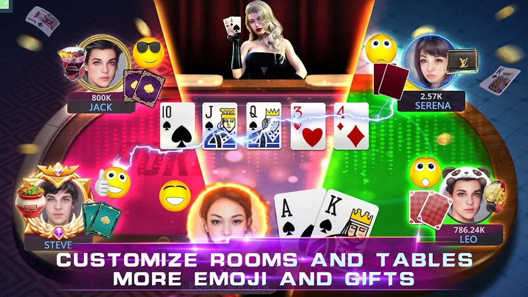 Poker Master Texas Holdem 2024 [MOD: безлимитные фишки и всё открыто] последняя версия — скриншот 5