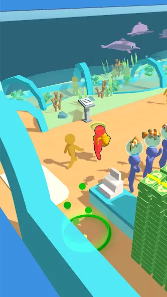 Aquarium Land - Fishbowl World [MOD: безлимитные деньги и редкие рыбки] (Бесплатно / APK) — скриншот 1