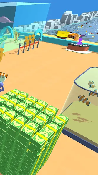 Aquarium Land - Fishbowl World [MOD: безлимитные деньги и редкие рыбки] (Бесплатно / APK) — скриншот 2