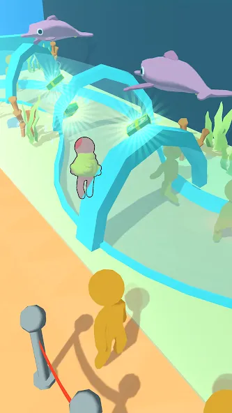 Aquarium Land - Fishbowl World [MOD: безлимитные деньги и редкие рыбки] (Бесплатно / APK) — скриншот 3