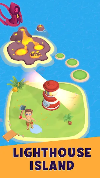 Скачать взлом Lighthouse Island [MOD: безлимитные ресурсы и открытые уровни] — скриншот 1
