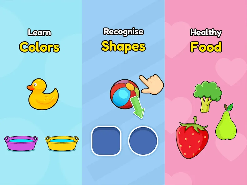 Bebi: Baby Games for 2-4y kids [MOD: все игры и уровни разблокированы] — Скачать бесплатно (APK) — скриншот 1