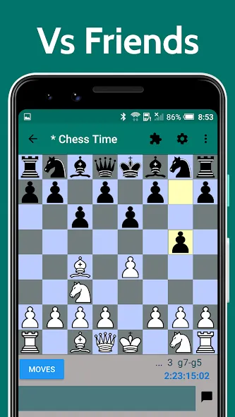 Chess Time - Multiplayer Chess [MOD: мультиплеерные шахматы без ограничений] на Андроид — скриншот 3
