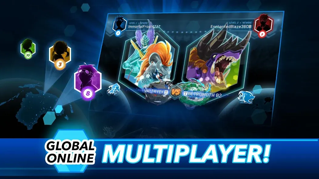 BEYBLADE BURST app [MOD: безлимитные деньги и открыты все уровни] — Скачать бесплатно (APK) — скриншот 3