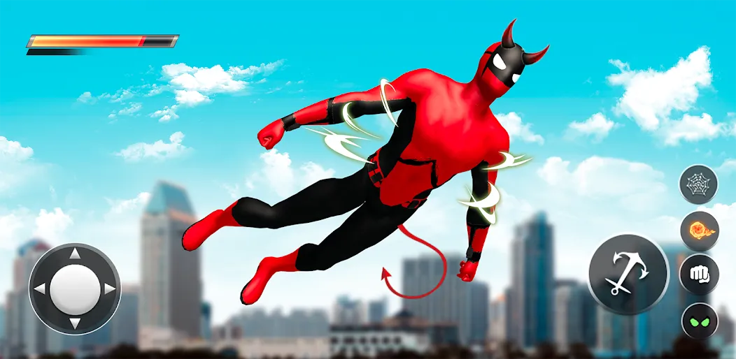 Spider Rope Hero - Vice Town [MOD: безлимитные деньги и суперсила] — Скачать бесплатно (APK) — скриншот 3