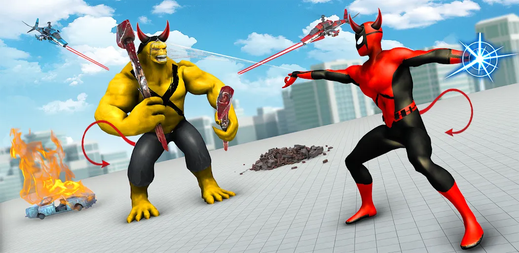 Spider Rope Hero - Vice Town [MOD: безлимитные деньги и суперсила] — Скачать бесплатно (APK) — скриншот 5