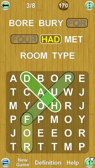 Скачать Word Games [MOD: безлимитные подсказки и открыты все уровни] на телефон — скриншот 2
