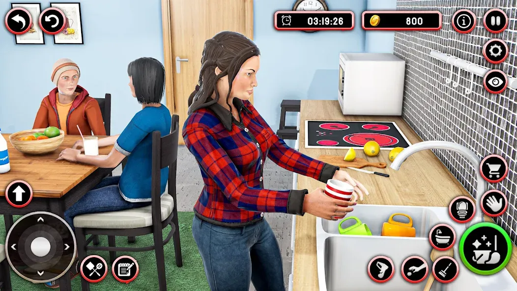 Скачать Mom Simulator & Mom Games [MOD: безлимитные деньги и всё открыто] — скриншот 1