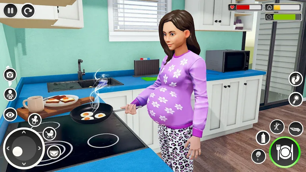 Pregnant Mom Simulator Games [MOD: безлимитные деньги и все уровни открыты] (Бесплатно / APK) — скриншот 1