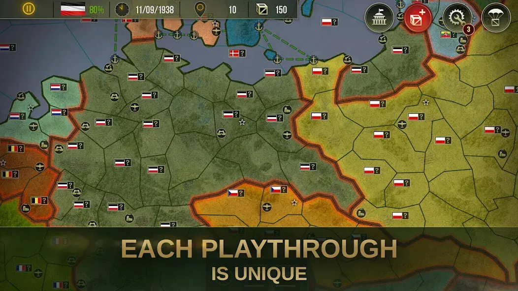 Скачать Strategy&Tactics 2: WWII [MOD: безлимитные ресурсы и открыты все кампании] — скриншот 2