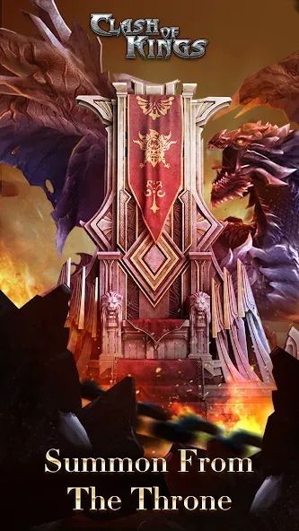 Скачать Clash of Kings [MOD: безлимитные ресурсы и ускоренное строительство] — скриншот 1