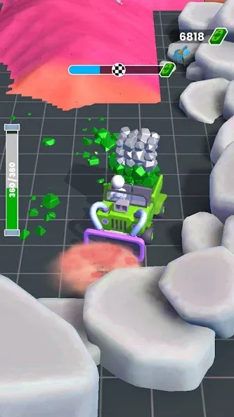 Взломанная Sand Miner: Idle Mining Game [MOD: безлимитные деньги и ресурсы] на Андроид — скриншот 3