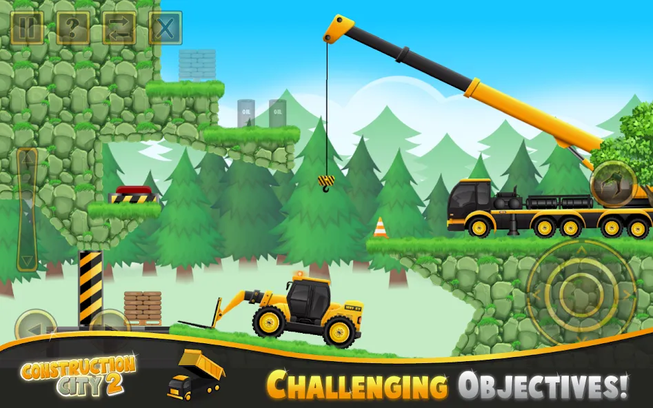 Скачать Construction City 2 [MOD: безлимитные деньги и все машины] на телефон — скриншот 1