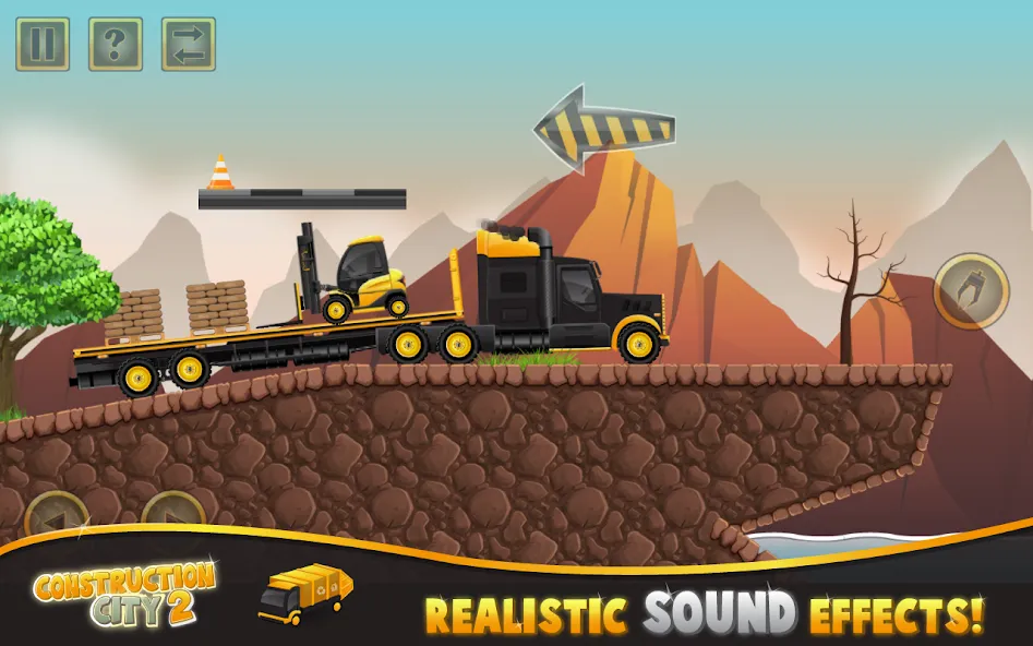 Скачать Construction City 2 [MOD: безлимитные деньги и все машины] на телефон — скриншот 2