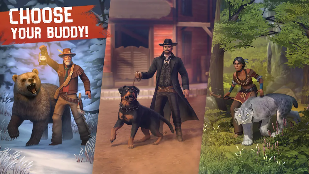 Скачать взлом Westland Survival: Cowboy Game [MOD: безлимитные ресурсы и патроны] — скриншот 1