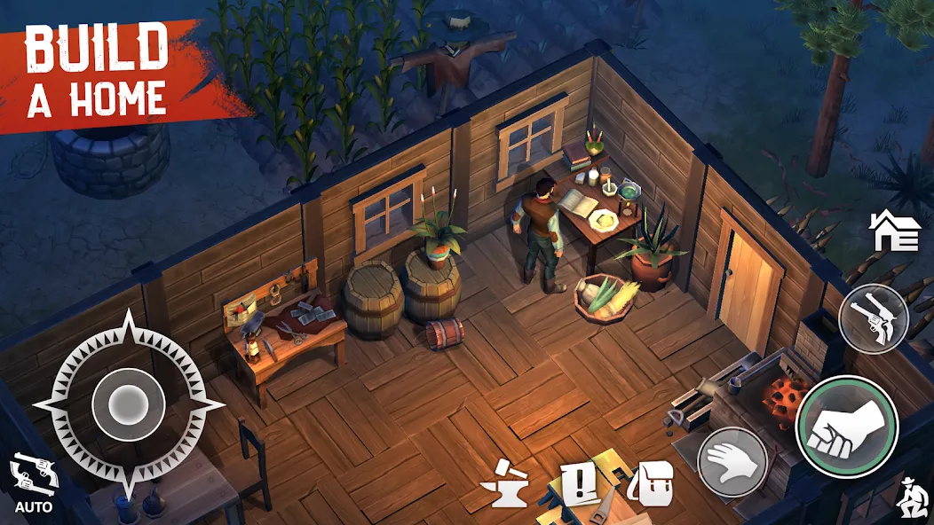 Скачать взлом Westland Survival: Cowboy Game [MOD: безлимитные ресурсы и патроны] — скриншот 5
