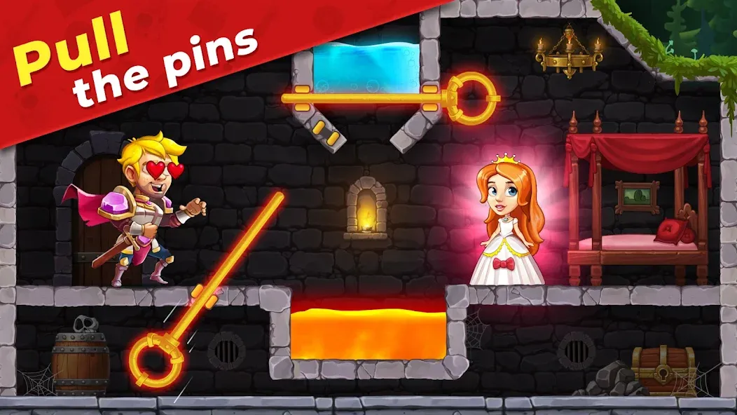 Скачать Mr. Knight: Pin Puzzles [MOD: безлимитные подсказки и монеты] — скриншот 4
