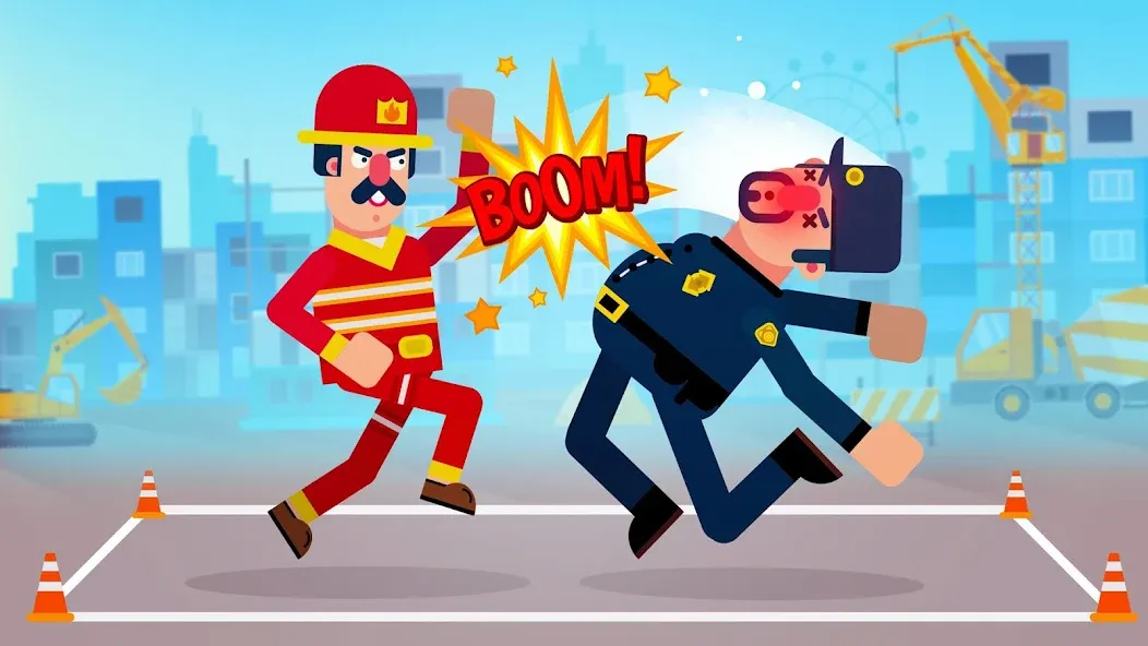Взломанная Boxing Physics 2 [MOD: безлимитные деньги и энергия] на Андроид — скриншот 2