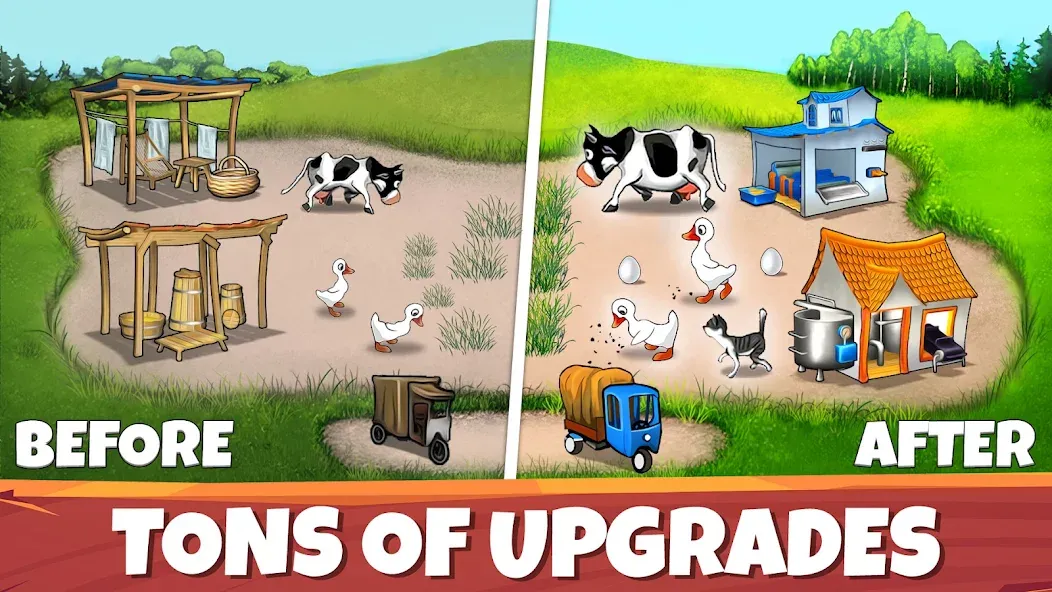 Farm Frenzy：Legendary Classics [MOD: безлимитные монеты и открыты все уровни] (Бесплатно / APK) — скриншот 2