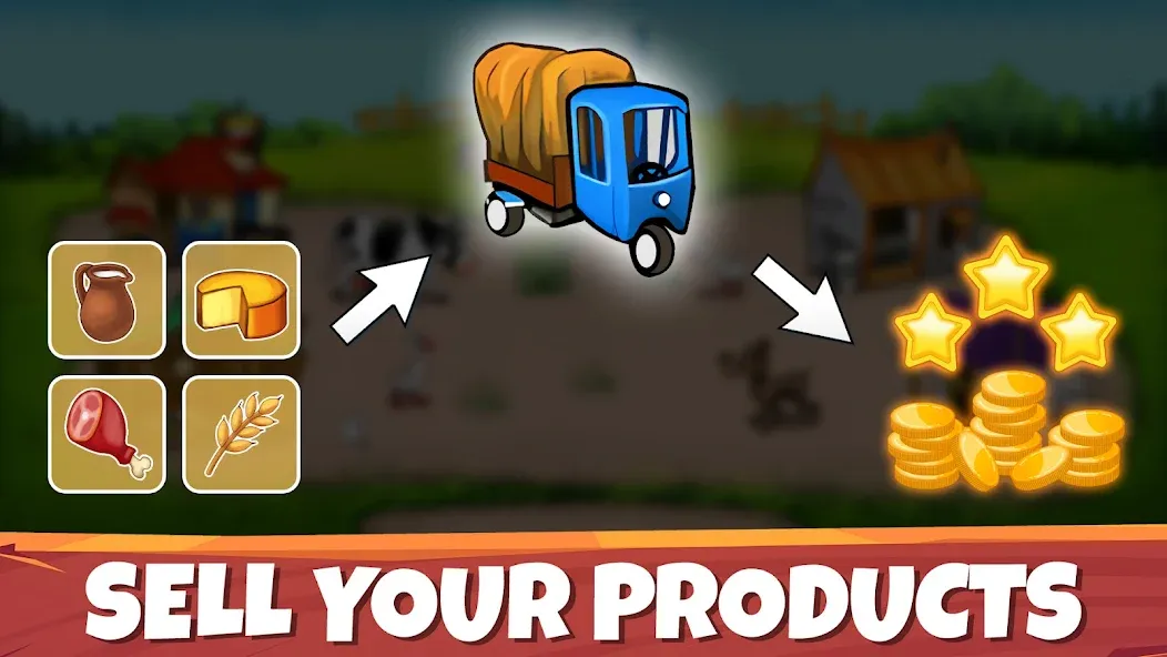Farm Frenzy：Legendary Classics [MOD: безлимитные монеты и открыты все уровни] (Бесплатно / APK) — скриншот 3