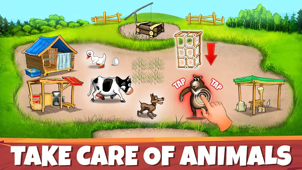 Farm Frenzy：Legendary Classics [MOD: безлимитные монеты и открыты все уровни] (Бесплатно / APK) — скриншот 4