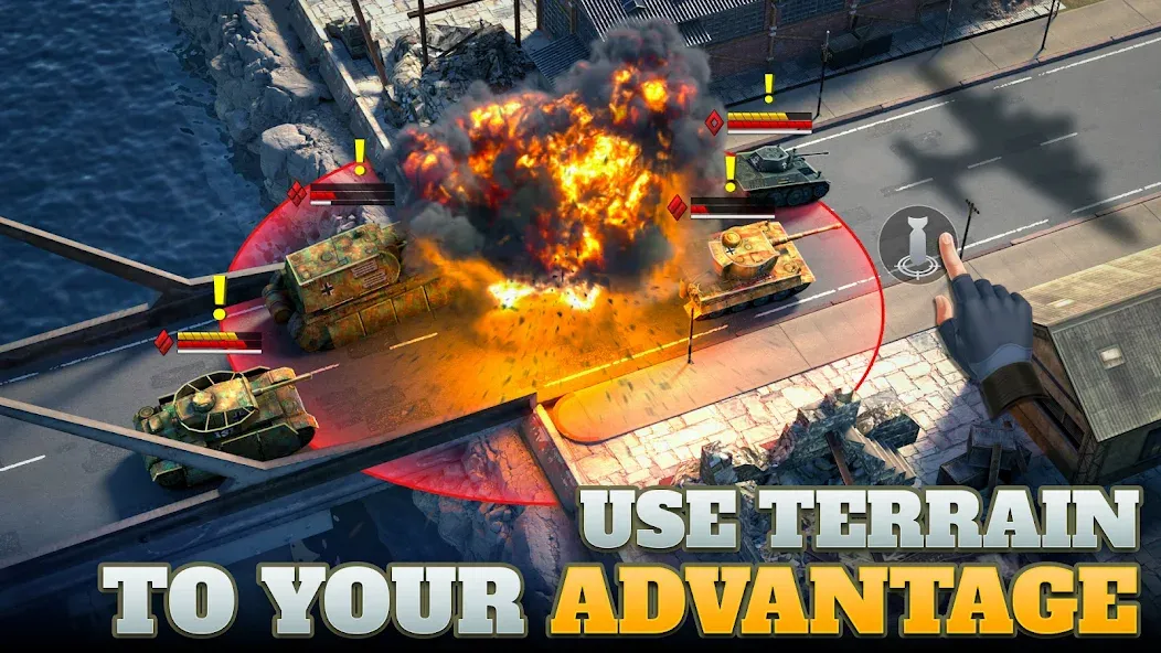 Tanks Charge: Online PvP Arena [MOD: безлимитные деньги и усиленная броня] последняя версия — скриншот 2