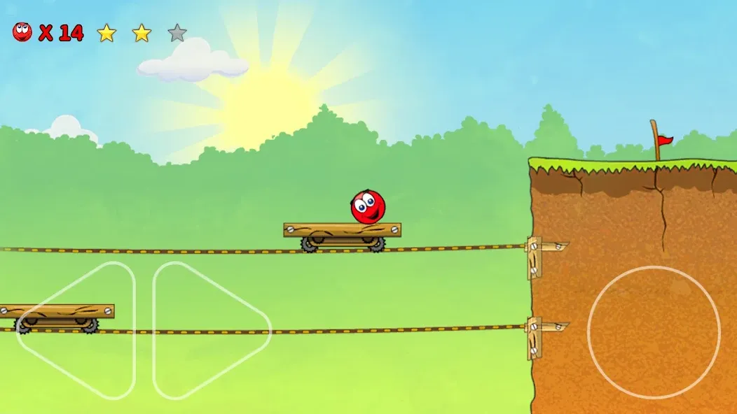 Red Ball 3: Jump for Love! Bou [MOD: безлимитные жизни и открыты все уровни] на Андроид — скриншот 1