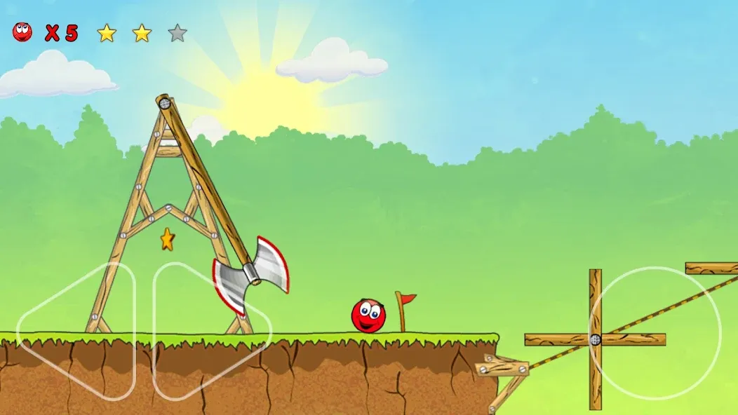 Red Ball 3: Jump for Love! Bou [MOD: безлимитные жизни и открыты все уровни] на Андроид — скриншот 4