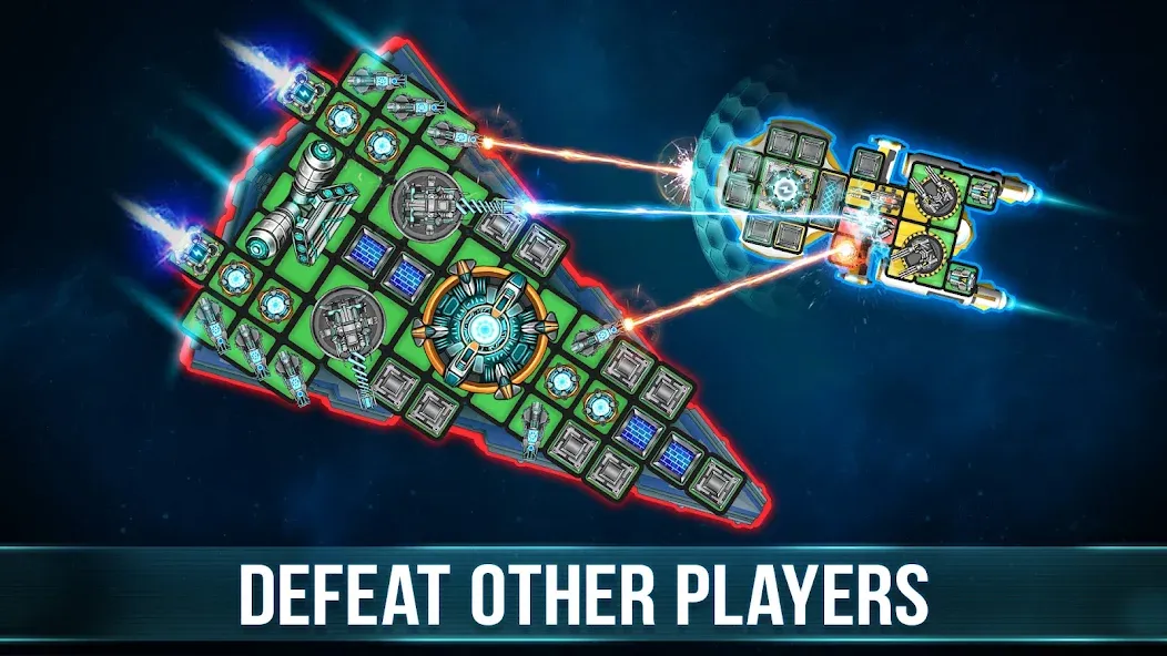 Взломанная Space Arena: Construct & Fight [MOD: много денег и ресурсов] на Андроид — скриншот 2