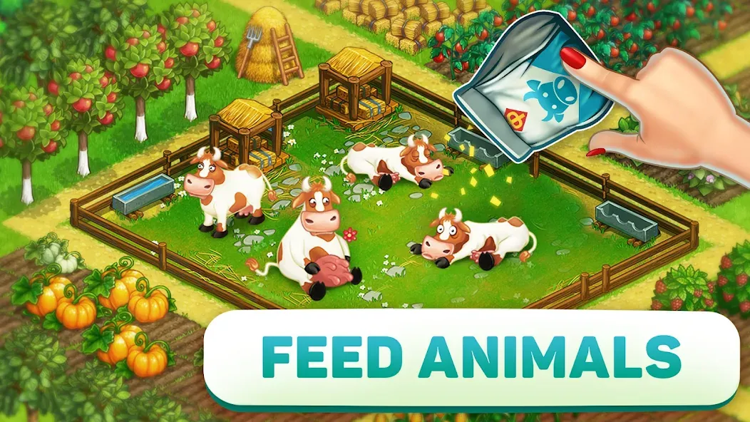Superfarmers: Superhero Farm [MOD: безлимитные монеты и ускоренное развитие] — Скачать бесплатно (APK) — скриншот 2
