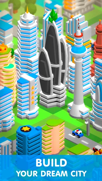 Tap Tap: Idle City Builder Sim [MOD: безлимитные деньги и ресурсы] последняя версия — скриншот 1